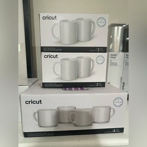 3 boxes of cricut mugs